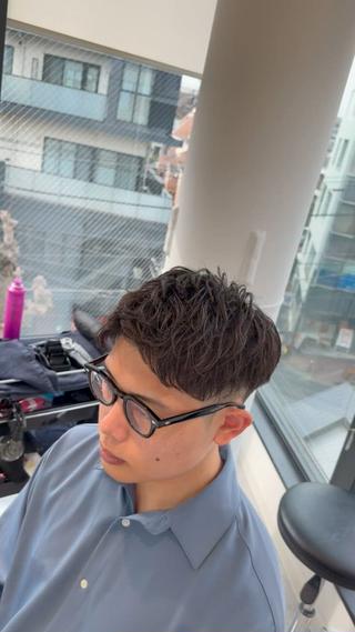 ショート パーマ メンズ SALOWIN下北No.R店所属・下北沢／メンズ/ メンズパーマ/優樹のヘアスタイル