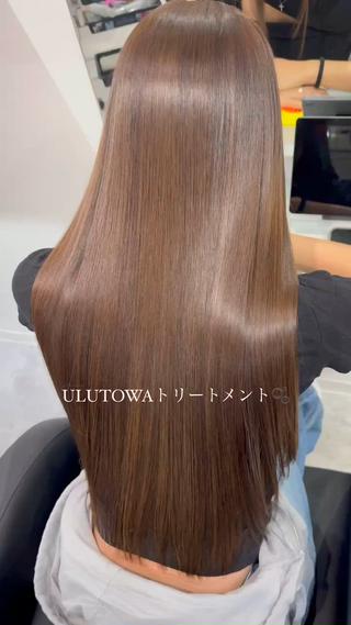 ロング カラー 髪質改善カラー🪞 美髪縮毛矯正🪞城のヘアスタイル