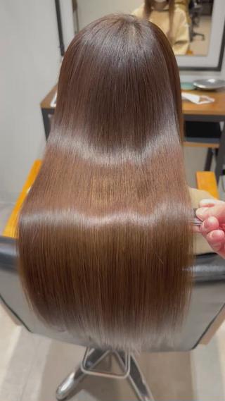 ロング 丹羽大喜 縮毛矯正/美髪矯正のヘアスタイル