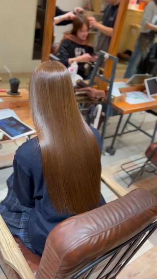 ロング パーマ 髪質改善艶髪 特化アユム🔥のヘアスタイル