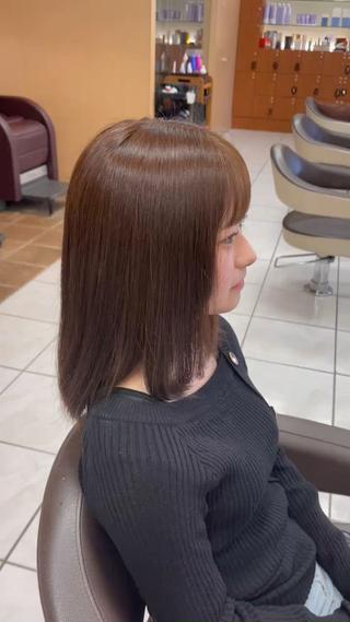 カラー 似合わせスタイル 足立のヘアスタイル