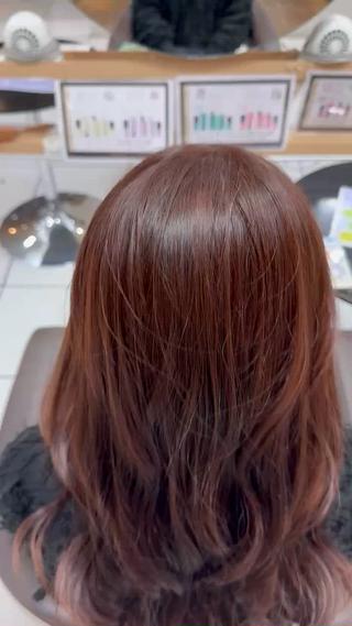 セミロング 似合わせスタイル 足立のヘアスタイル