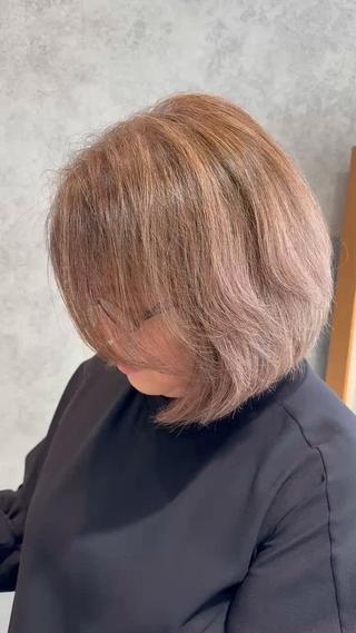 ショート カラー ヘアアレンジ 🧶ブリーチカラー TERU🧶のヘアスタイル