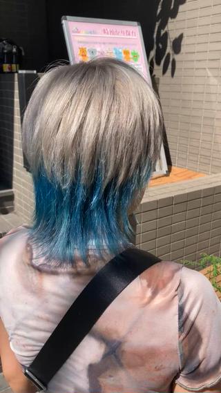 ミディアム カラー ヘアアレンジ 🧶ブリーチカラー TERU🧶の眉毛・アイブロウイメージ