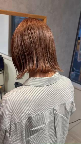 ショート カラー ヘアアレンジ 🧶ブリーチカラー TERU🧶のヘアスタイル