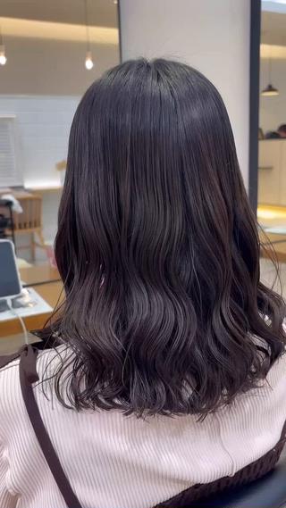 コテ巻き風パーマ 