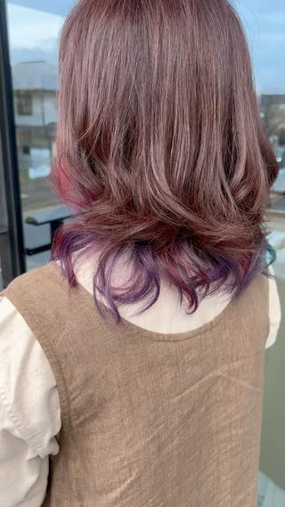 ミディアム 倉持 龍歩のヘアスタイル