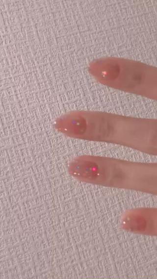 透明感カラーにきらきら 