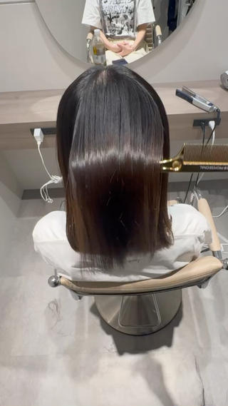 セミロング ❣️髪質改善/ 美髪矯正/沼座悠人のヘアスタイル