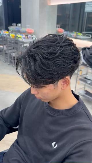 パーマ メンズ 👑メンズパーマ屋 👑/栄/馬場斗生のヘアスタイル