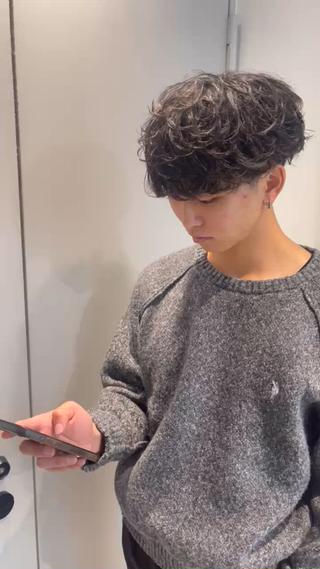 パーマ メンズ 👑メンズパーマ屋 👑/栄/馬場斗生のヘアスタイル