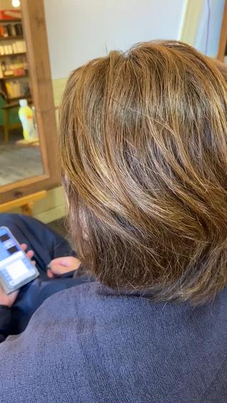 カラー 高塩翔大 髪質改善のヘアスタイル