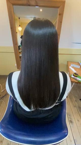 ロング カラー 高塩翔大 髪質改善のヘアスタイル