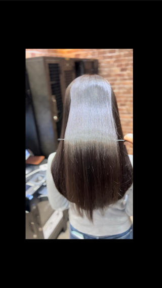 ロング カラー 髪質改善/顔まわり 石原のヘアスタイル