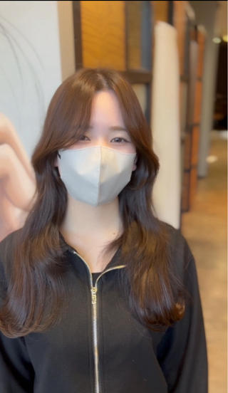 ロング カラー 髪質改善/顔まわり 石原のヘアスタイル