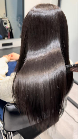 セミロング カラー 髪質改善/顔まわり 石原のヘアスタイル