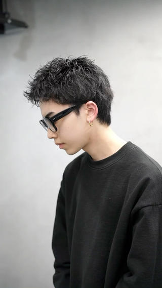 ショート パーマ メンズ 松下 友希 【fifth】のヘアスタイル