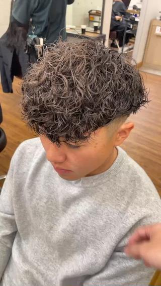 パーマ メンズ RITSUKI横浜 メンズ特化😎のヘアスタイル