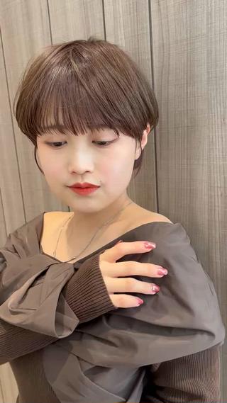 ショート ヘッドスパ/縮毛矯正 /横山陸人のヘアスタイル