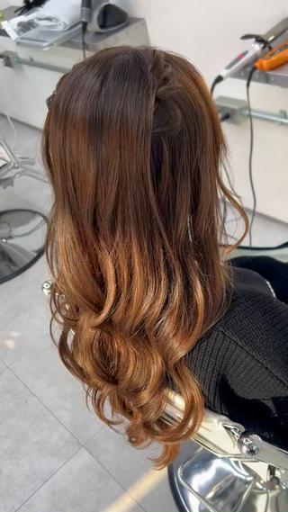 ︎︎︎︎ シンプル巻き下ろしスタイル(飾り持参ok!) 