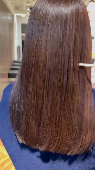 ロング パーマ 佐藤 岬樹のヘアスタイル