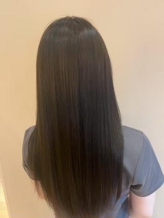 ロング 中島愛佳🐥⸒⸒ 縮毛矯正/艶髪カラーのヘアスタイル