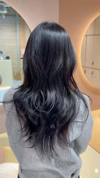 ロング 大宮韓国ハッシュ🪽 GLROWseriのヘアスタイル