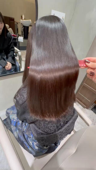 どこから見ても艶髪へ 