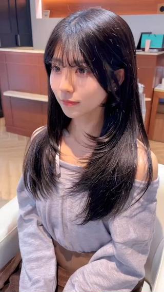 ロング ヘアアレンジ 山中 あるのヘアスタイル