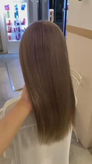 ロング カラー れい🫧 ハイトーン特化のヘアスタイル