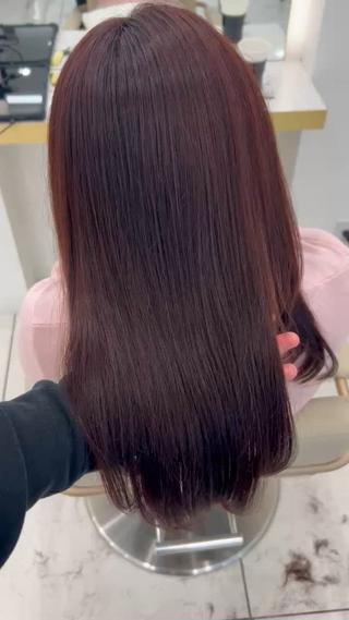 ロング カラー ベージュ/グレージュ /透明感カラー/バレのヘアスタイル