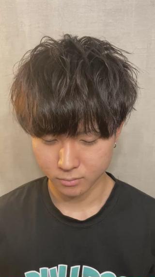 ソフトツイストパーママッシュスタイル 