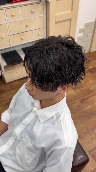 ミディアム Rikito .のヘアスタイル