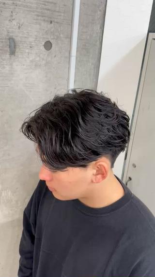 メンズ フェザーパーマ