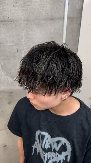 パーマ メンズ Rikito .のヘアスタイル
