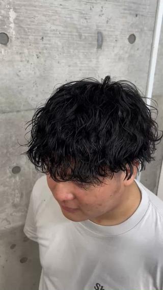 パーマ メンズ Rikito .のヘアスタイル