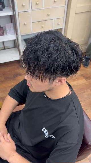 パーマ メンズ Rikito .のヘアスタイル