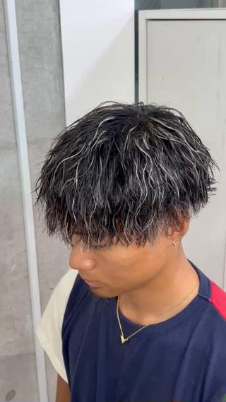 パーマ メンズ Rikito .のヘアスタイル