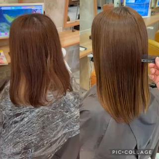 大人気酸性ストレートで今までにない艶と柔らかさを