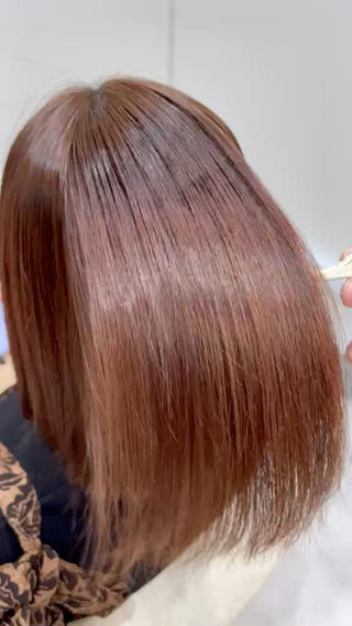 ショート カラー 縮毛矯正×艶カラー /中村勇太のヘアスタイル