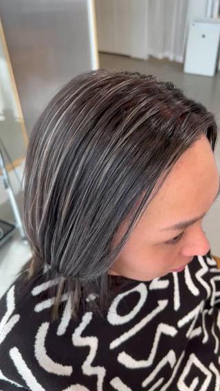 細めのコントラストハイライトスタイル