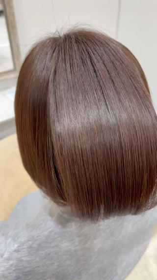 ショート カラー 縮毛矯正×艶カラー /中村勇太のヘアスタイル