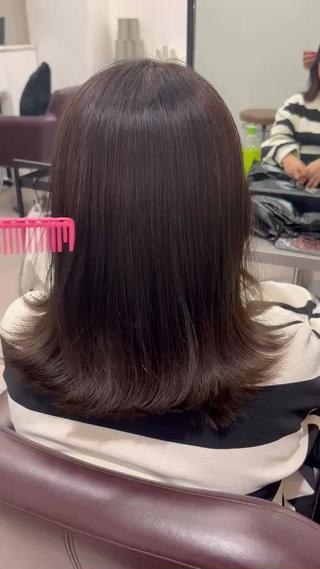 ((6ヶ月のストレートリタッチ))
リタッチのみで綺麗に繋げます