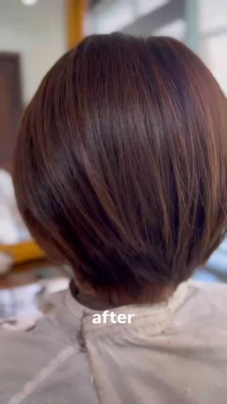 ノンブローノンアイロン！手ぐしだけで形ができるショートスタイル♪ 