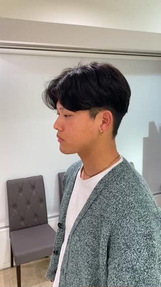 パーマ メンズ ハードパーマ Rico💜のヘアスタイル