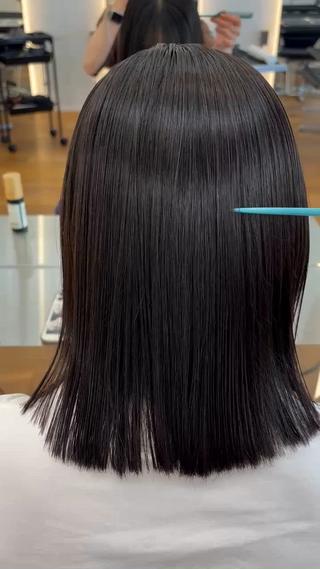 ミディアム ハードパーマ Rico💜のヘアスタイル