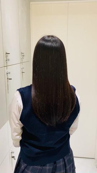 ロング パーマ 艶感/ナチュラル 🩵amiのヘアスタイル