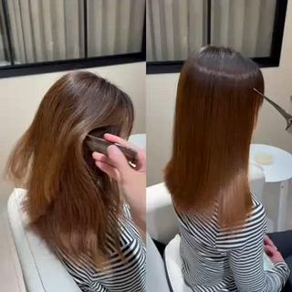 ミディアム suntieMn & Atima moa KOBE kyoryuchi所属・岡崎 かつきのヘアスタイル