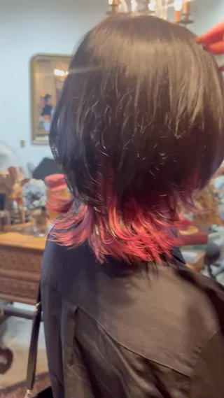 ショート カラー ブリーチ/エクステ はしもと そな🫧のヘアスタイル