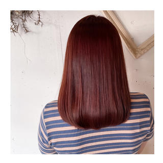 ワンカラーで出来るチェリーピンク